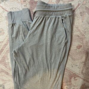 Athleta Grey Drawstring Jogger Women’s Large Tall